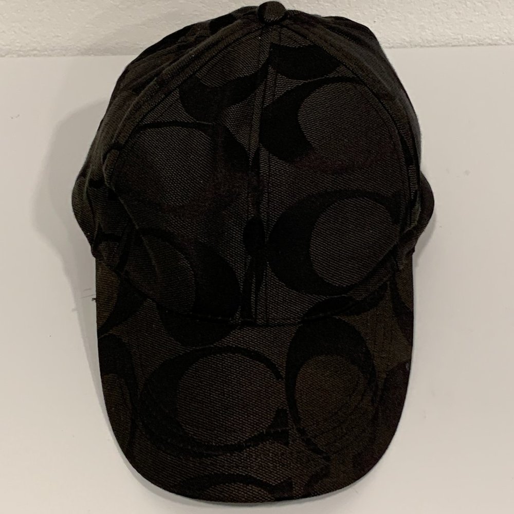 Coach Signature Baseball Cap Hat Adjustable One Sz